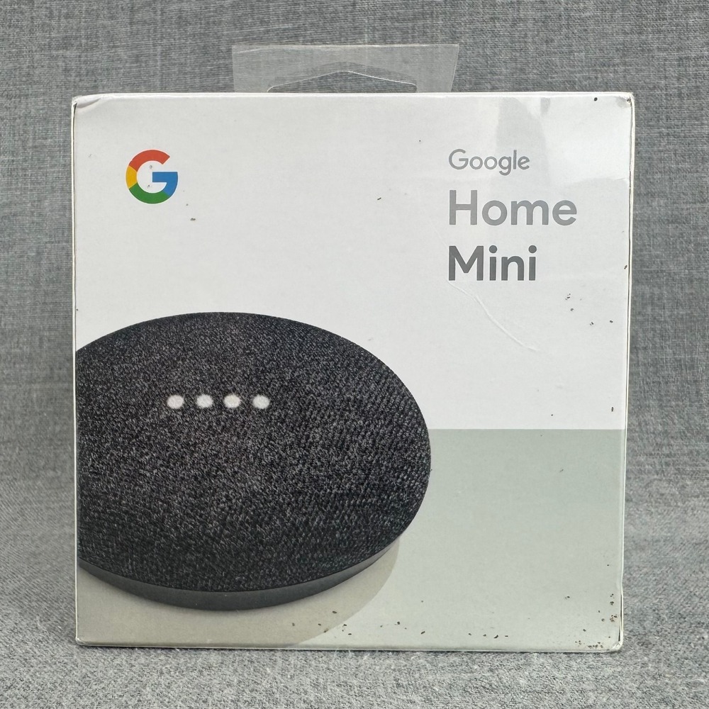 Google Home Mini 1st Gen Smart Speaker Charcoal GA00216-US New Sealed